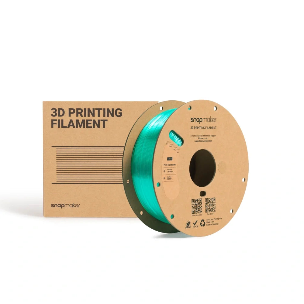 PETG doorschijnend filament (RFID) - 1 kg