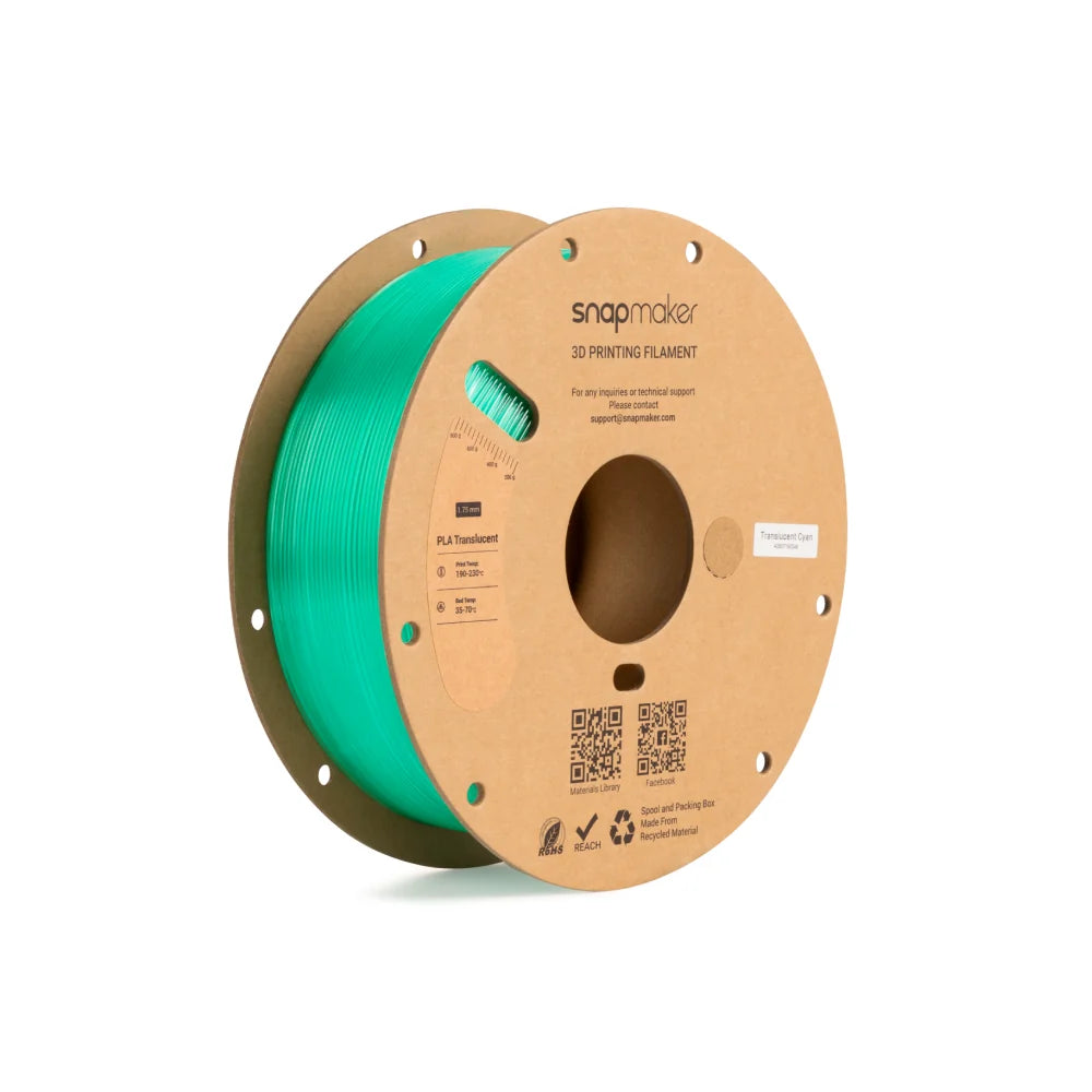 PLA doorschijnend filament (RFID) - 1 kg