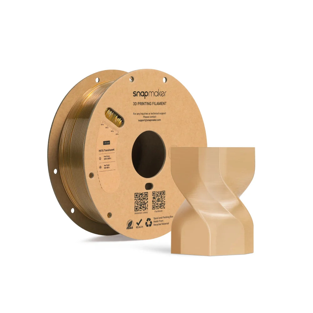PETG doorschijnend filament (RFID) - 1 kg