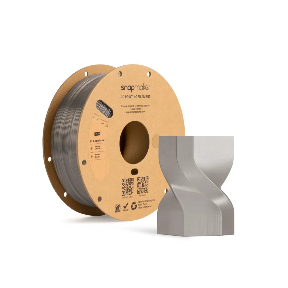 PLA doorschijnend filament (RFID) - 1 kg