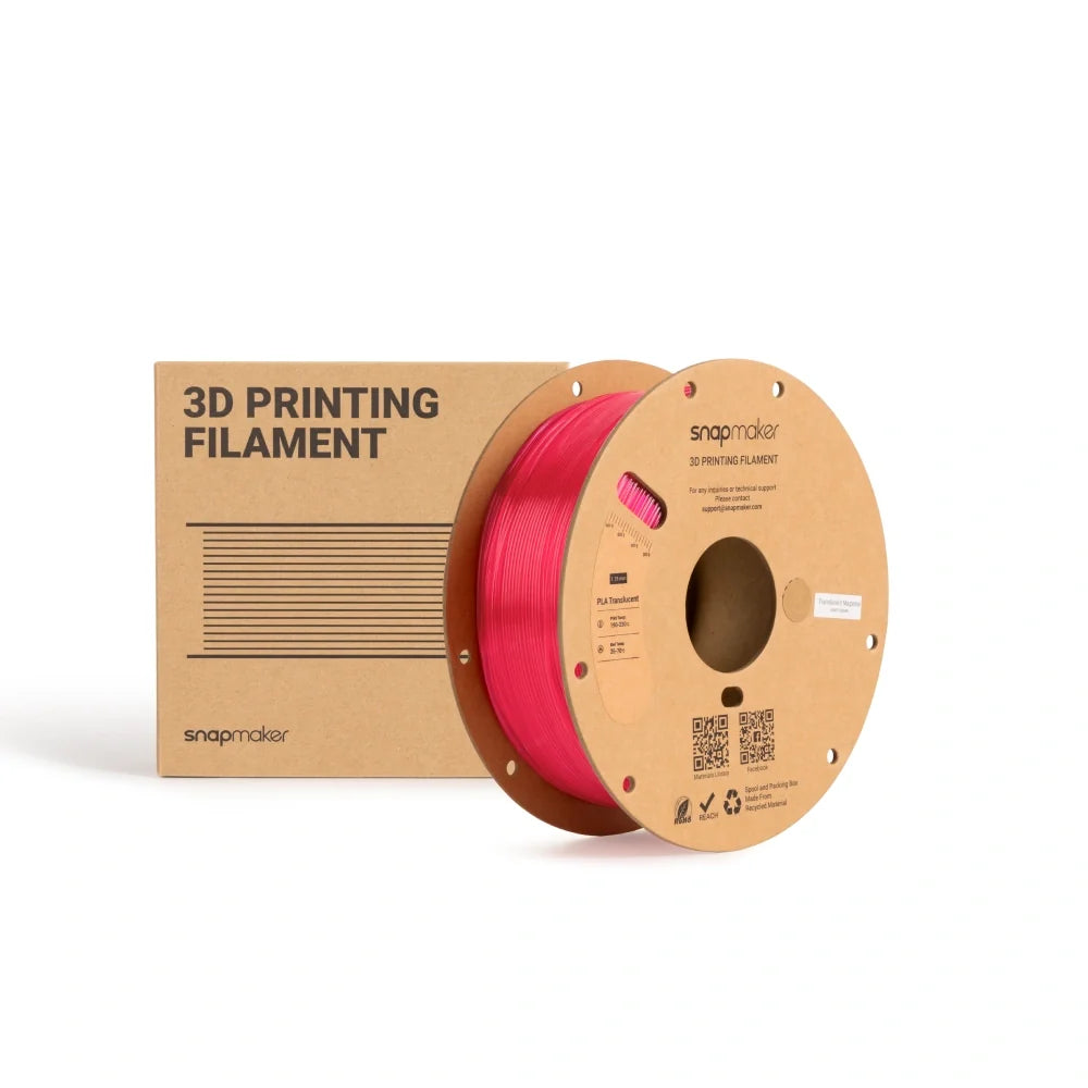 PLA doorschijnend filament (RFID) - 1 kg