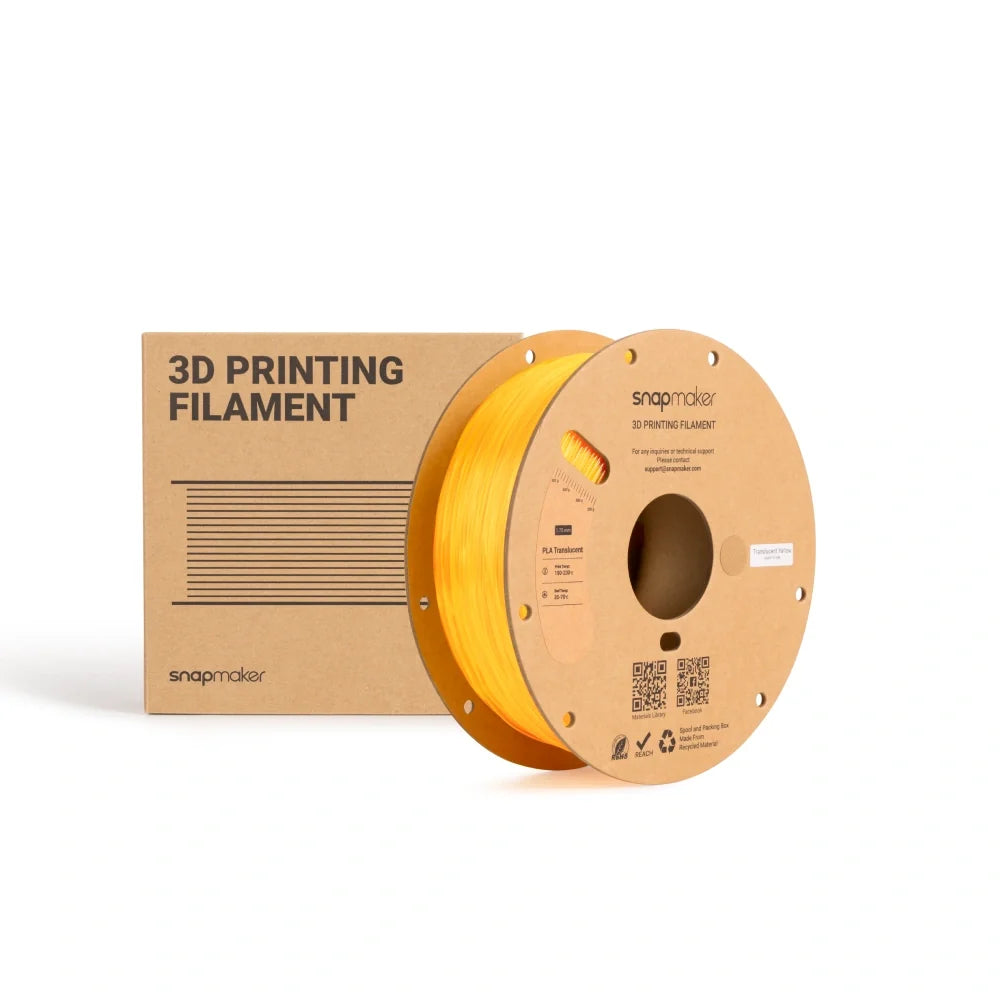 PLA doorschijnend filament (RFID) - 1 kg