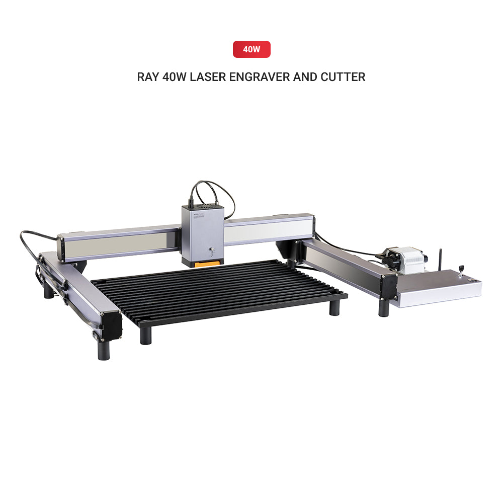 Designed for large-scale projects, the Snapmaker Ray 40W features an expansive setup perfect for precise laser engraving and cutting.