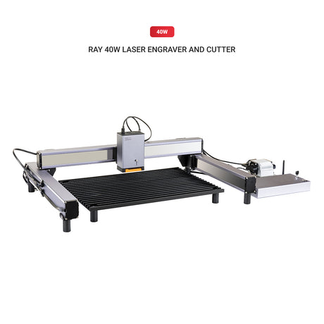 Designed for large-scale projects, the Snapmaker Ray 40W features an expansive setup perfect for precise laser engraving and cutting.