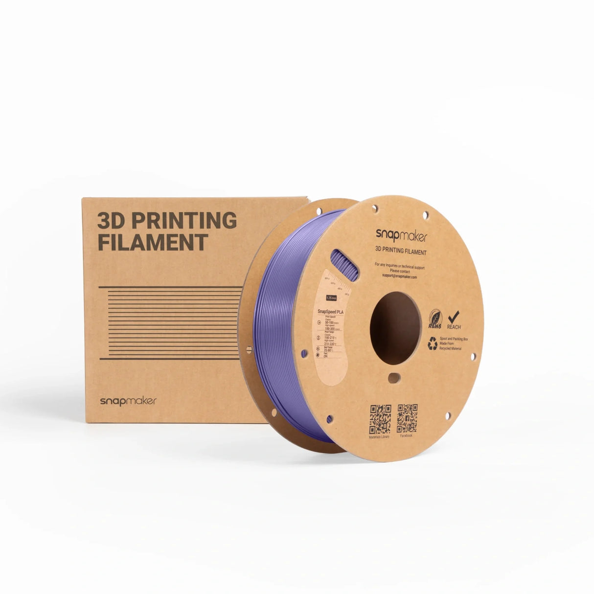 SnapSpeed PLA Filament (without RFID) - 1KG
