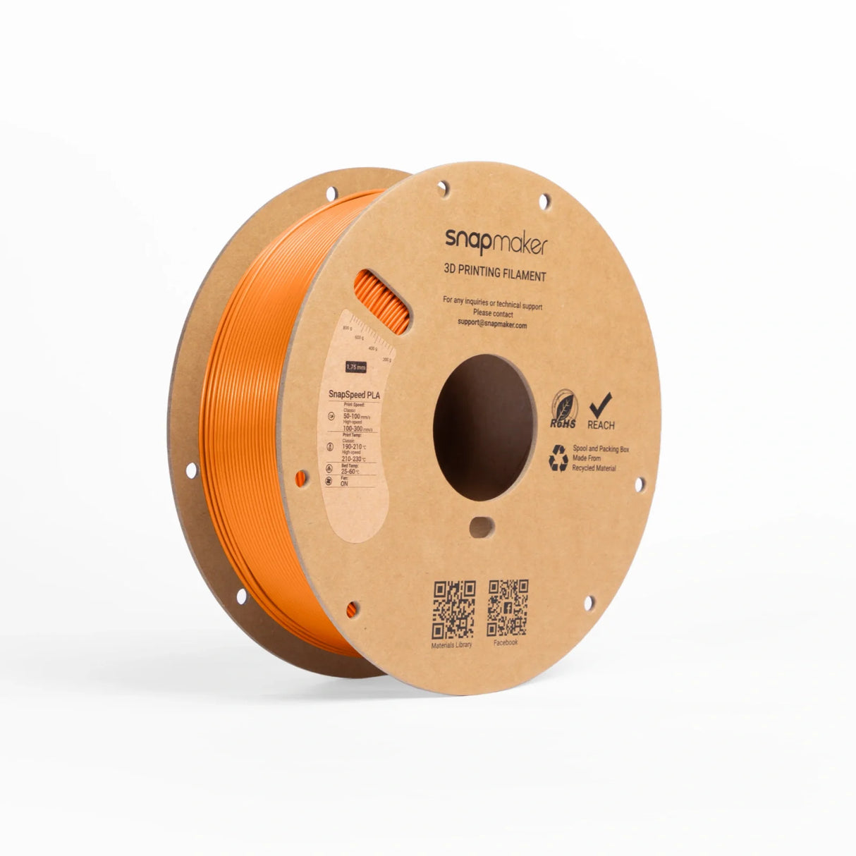 SnapSpeed PLA Filament (without RFID) - 1KG