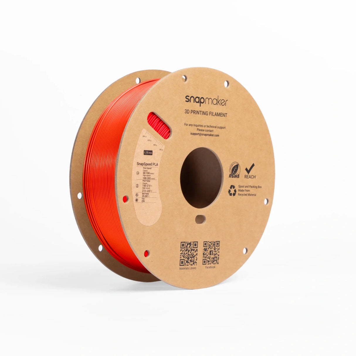 SnapSpeed PLA Filament (without RFID) - 1KG