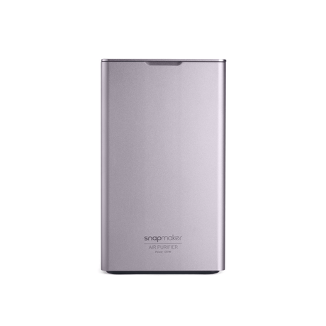 Front view of Snapmaker Air Purifier, showcasing air purifier with HEPA filtration for enhanced air quality in 3D printing areas.