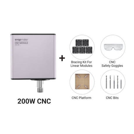 Snapmaker 200W CNC Module Bundle (VAT Incl.)