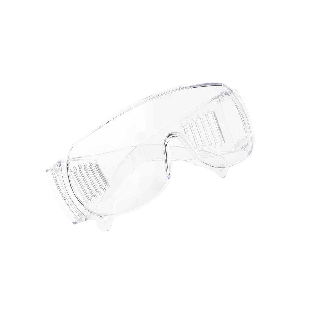 Clear safety goggles are a must for CNC machining, ensuring personal safety.