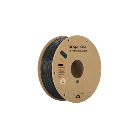 Snapmaker Black High Flow TPU95 Filament 1kg spool, with 95A Shore hardness and excellent abrasion resistance.