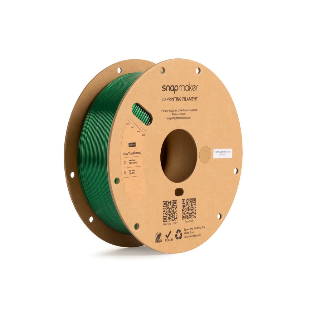 PLA doorschijnend filament (RFID) - 1 kg