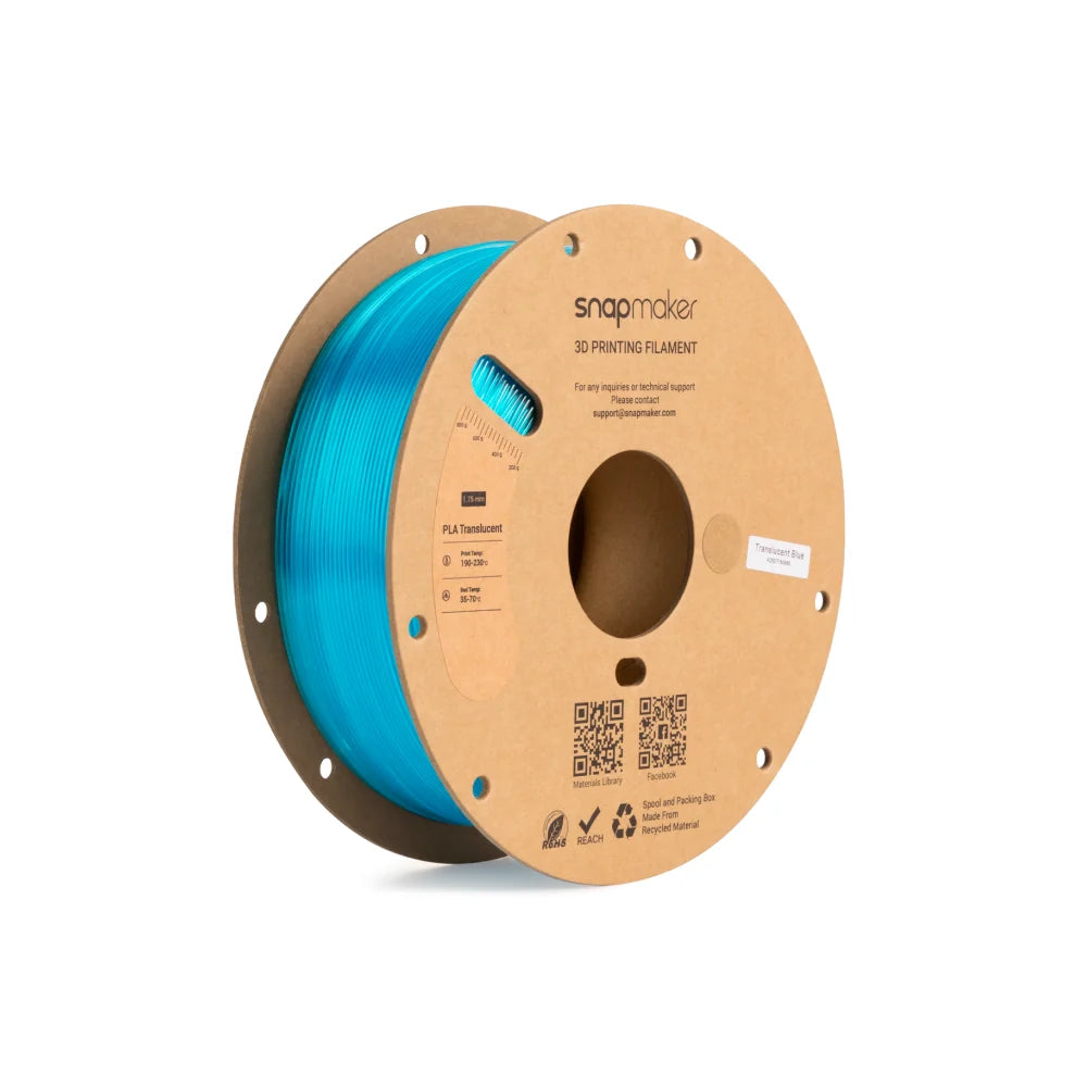 PLA doorschijnend filament (RFID) - 1 kg