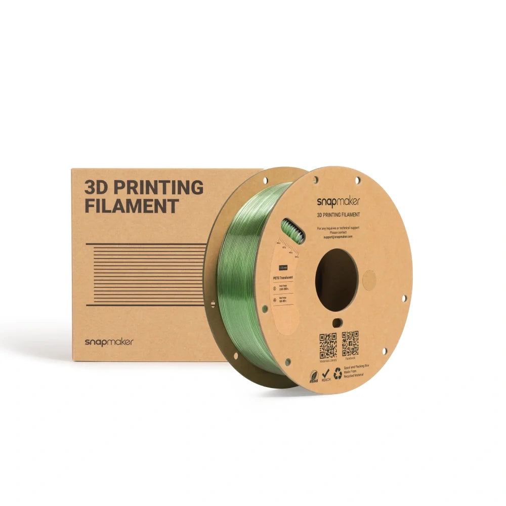 PETG-Filament, durchscheinend (RFID) – 1 kg