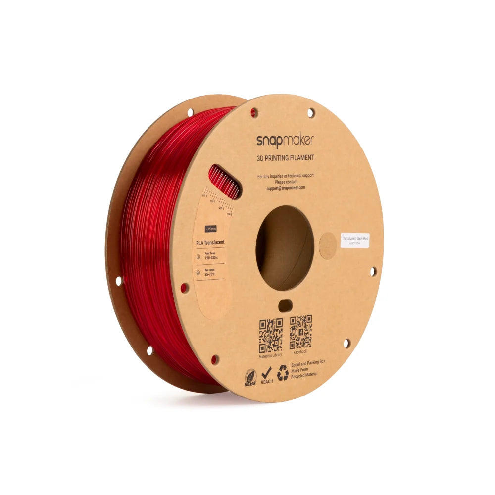 PLA doorschijnend filament (RFID) - 1 kg