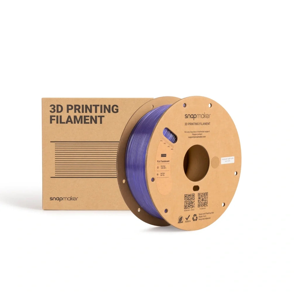 PLA-Filament, durchscheinend (RFID) – 1 kg