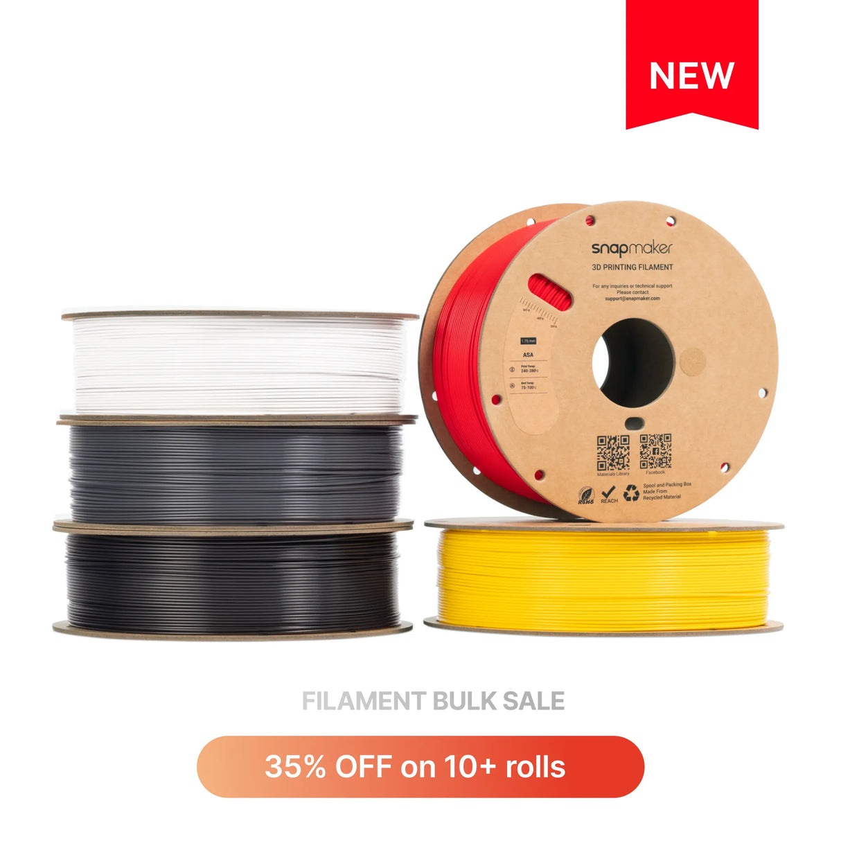 ASA-filament (RFID) - 1 kg