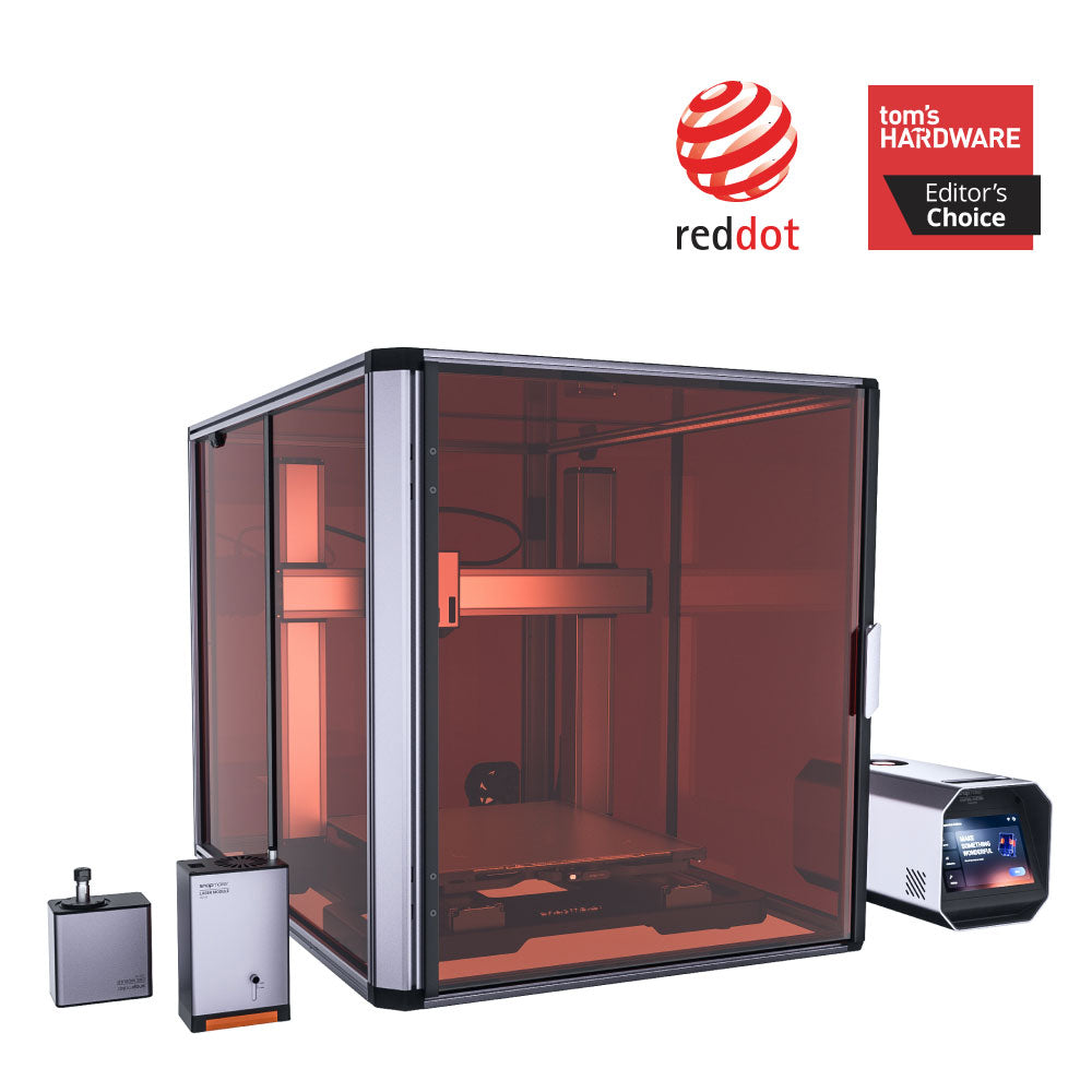 Award-winning Snapmaker Artisan 3-in-1 3D printer with Red Dot and Tom's Hardware Editor's Choice accolades.