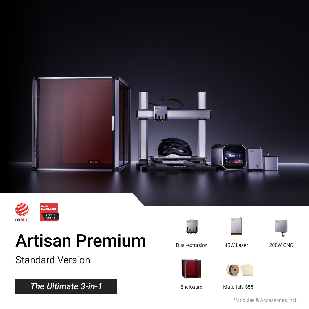 Snapmaker Artisan Premium 3-in-1 3D Yazıcı resmi ürün görseli