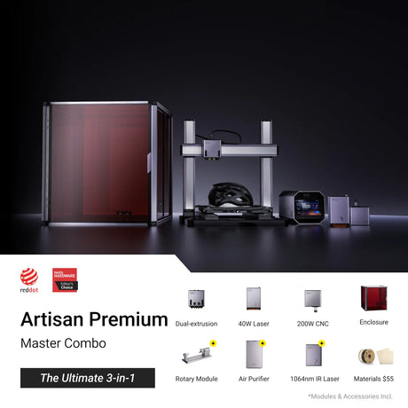 SNAPMAKER ARTISAN MODULARER 3D-DRUCKER (INKL. MWST.)