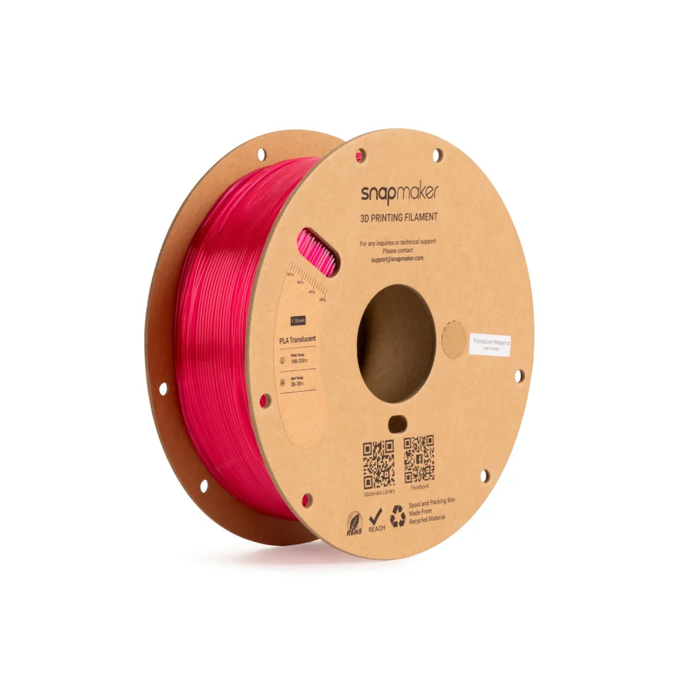 PLA doorschijnend filament (RFID) - 1 kg