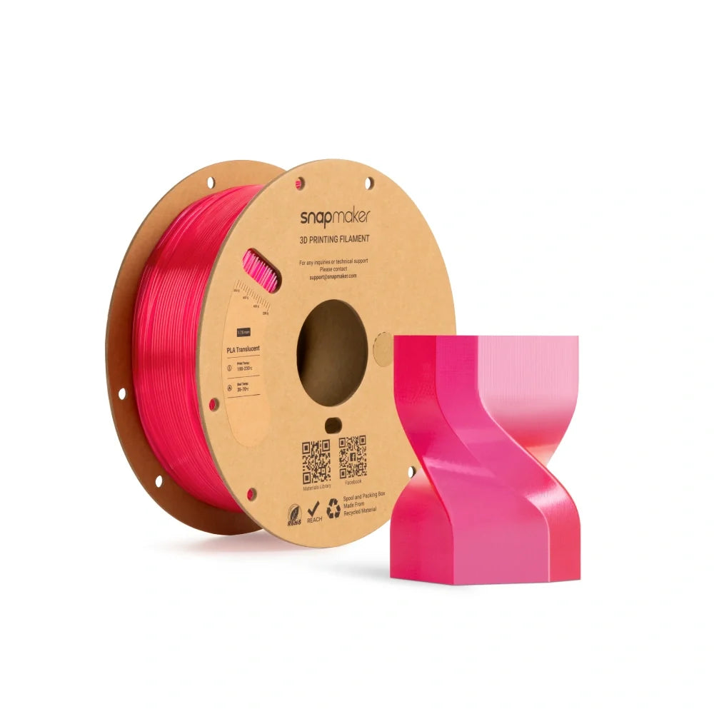 PLA doorschijnend filament (RFID) - 1 kg