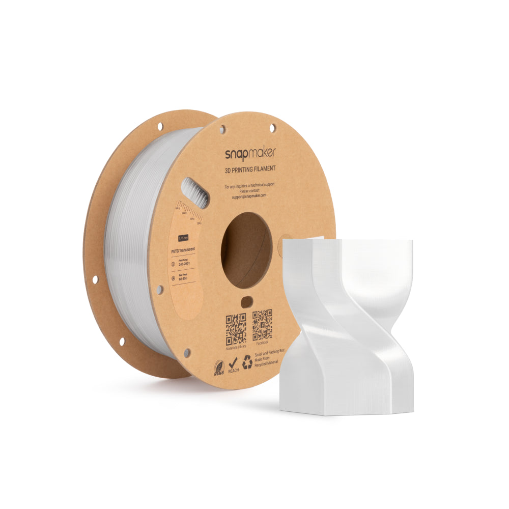 Filamento PETG traslucido (RFID) - 1 kg