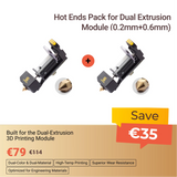 Hot End for Dual Extrusion Module