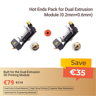 Hot End for Dual Extrusion Module