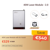 Snapmaker 40W Laser Module with Air Assist