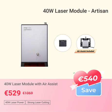 Snapmaker 40W Lasermodul mit Luftunterstützung (inkl. MwSt.)