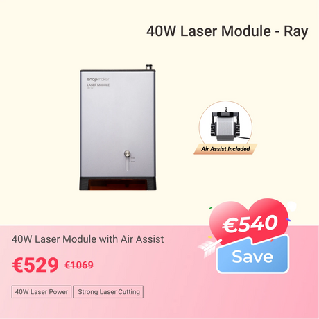 Snapmaker 40W Lasermodul mit Luftunterstützung (inkl. MwSt.)