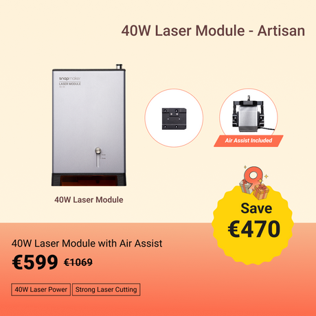 Snapmaker 20W & 40W Lasermodul mit Luftunterstützung (inkl. MwSt.)