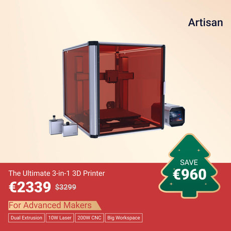 Snapmaker Artisan 3-in-1 3D Printer (VAT Incl.)