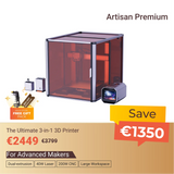 Snapmaker Artisan 3-in-1 3D Printer (VAT Incl.)