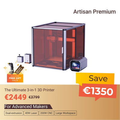 Snapmaker Artisan 3-in-1 3D Printer (VAT Incl.)