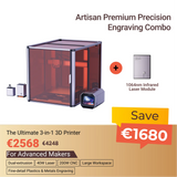 SNAPMAKER ARTISAN MODULARER 3D-DRUCKER (INKL. MWST.)