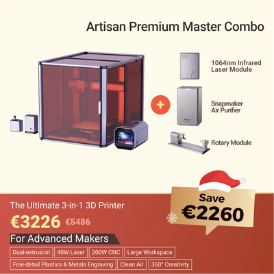 Snapmaker Artisan 3-in-1 3D Printer (VAT Incl.)