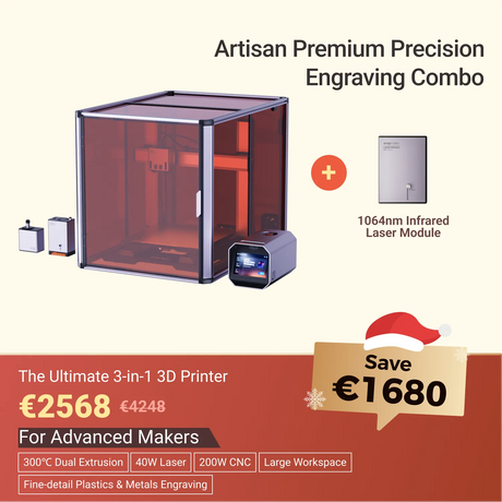 SNAPMAKER ARTISAN MODULARER 3D-DRUCKER (INKL. MWST.)