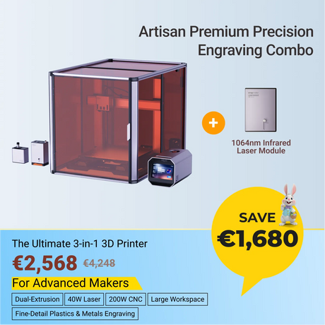 Snapmaker Artisan 3-in-1 3D Printer (VAT Incl.)