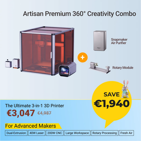 Snapmaker Artisan 3-in-1 3D Printer (VAT Incl.)