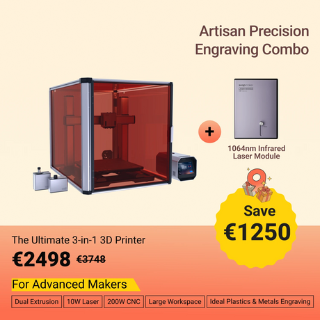 Snapmaker Artisan 3-in-1 3D Printer (VAT Incl.)