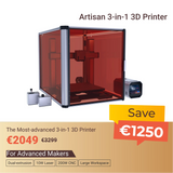 SNAPMAKER ARTISAN MODULARER 3D-DRUCKER (INKL. MWST.)