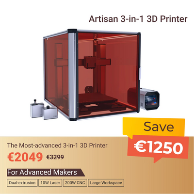 SNAPMAKER ARTISAN MODULARER 3D-DRUCKER (INKL. MWST.)