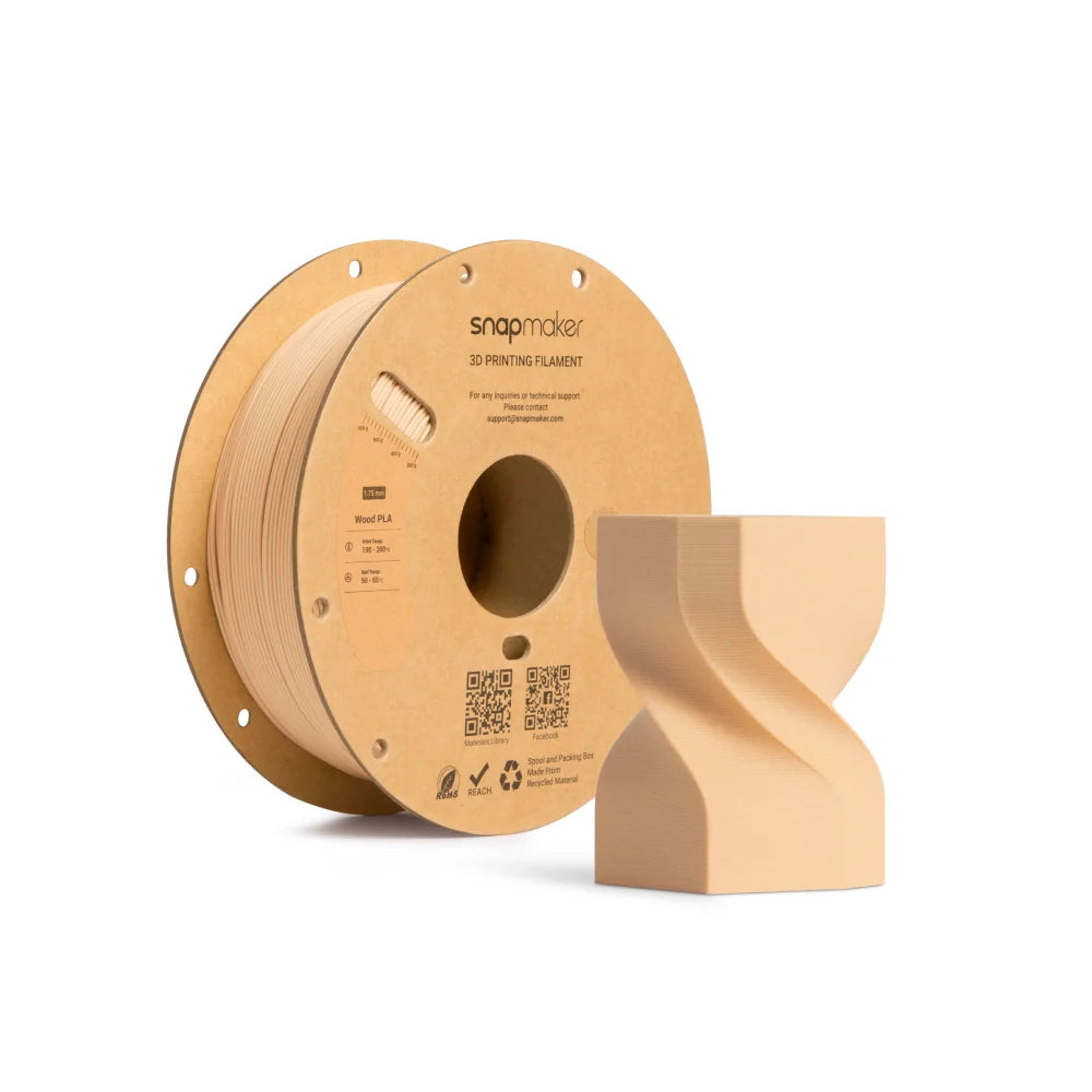 Wood PLA Filament (RFID) - 1kg