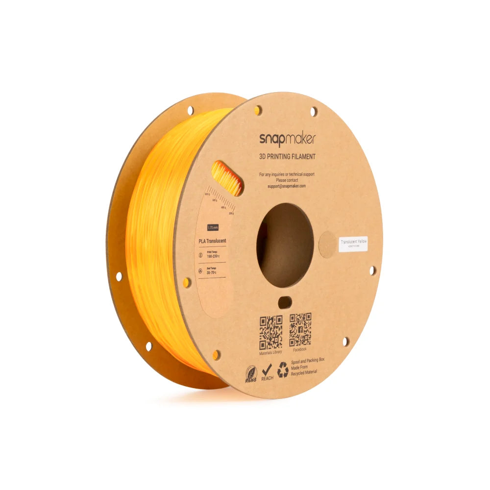 PLA doorschijnend filament (RFID) - 1 kg