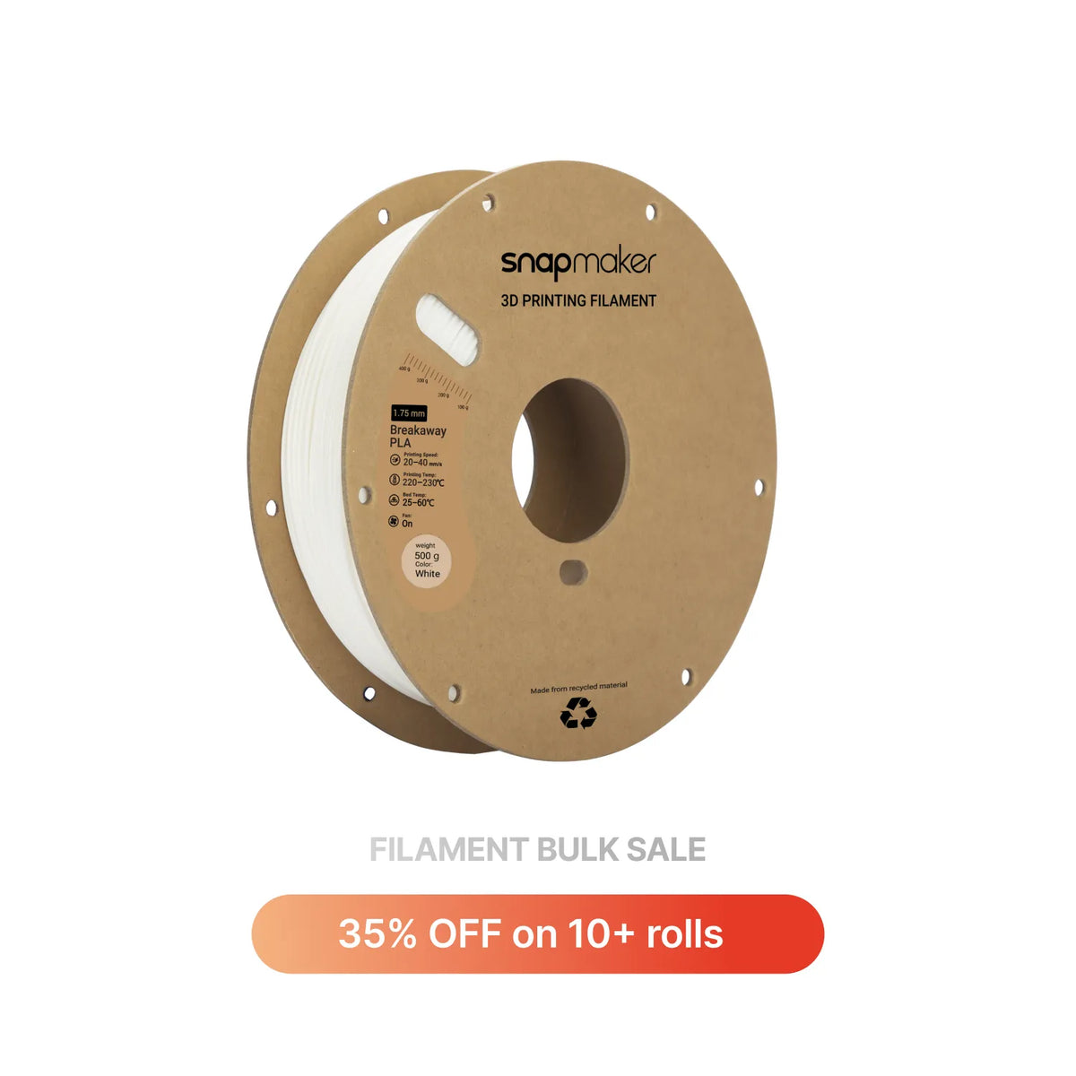 Abtrennbare Stütze für PLA (500 g)