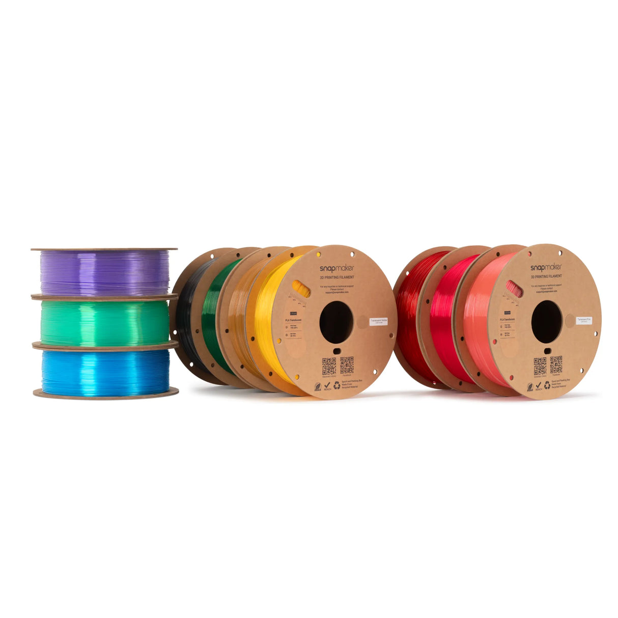 PLA doorschijnend filament (RFID) - 1 kg