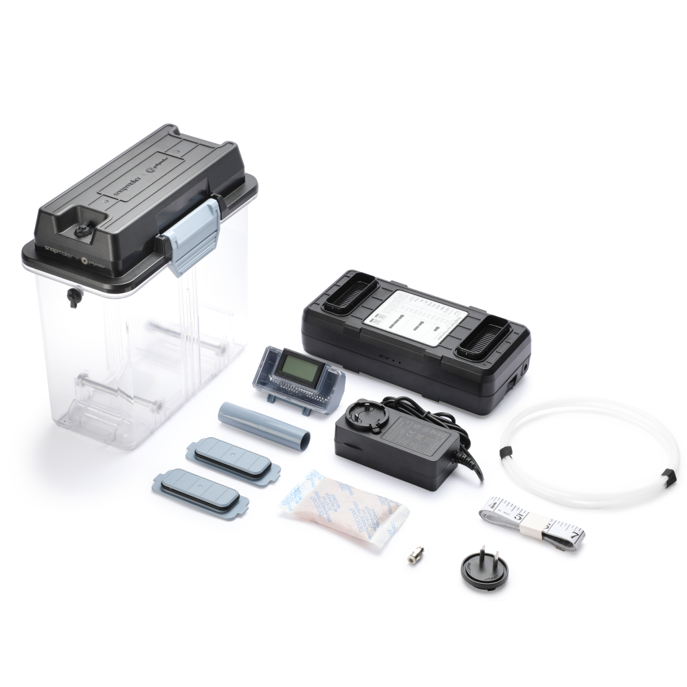 The complete SnapDryer kit features all accessories for maintaining optimal 3D printing filament conditions.