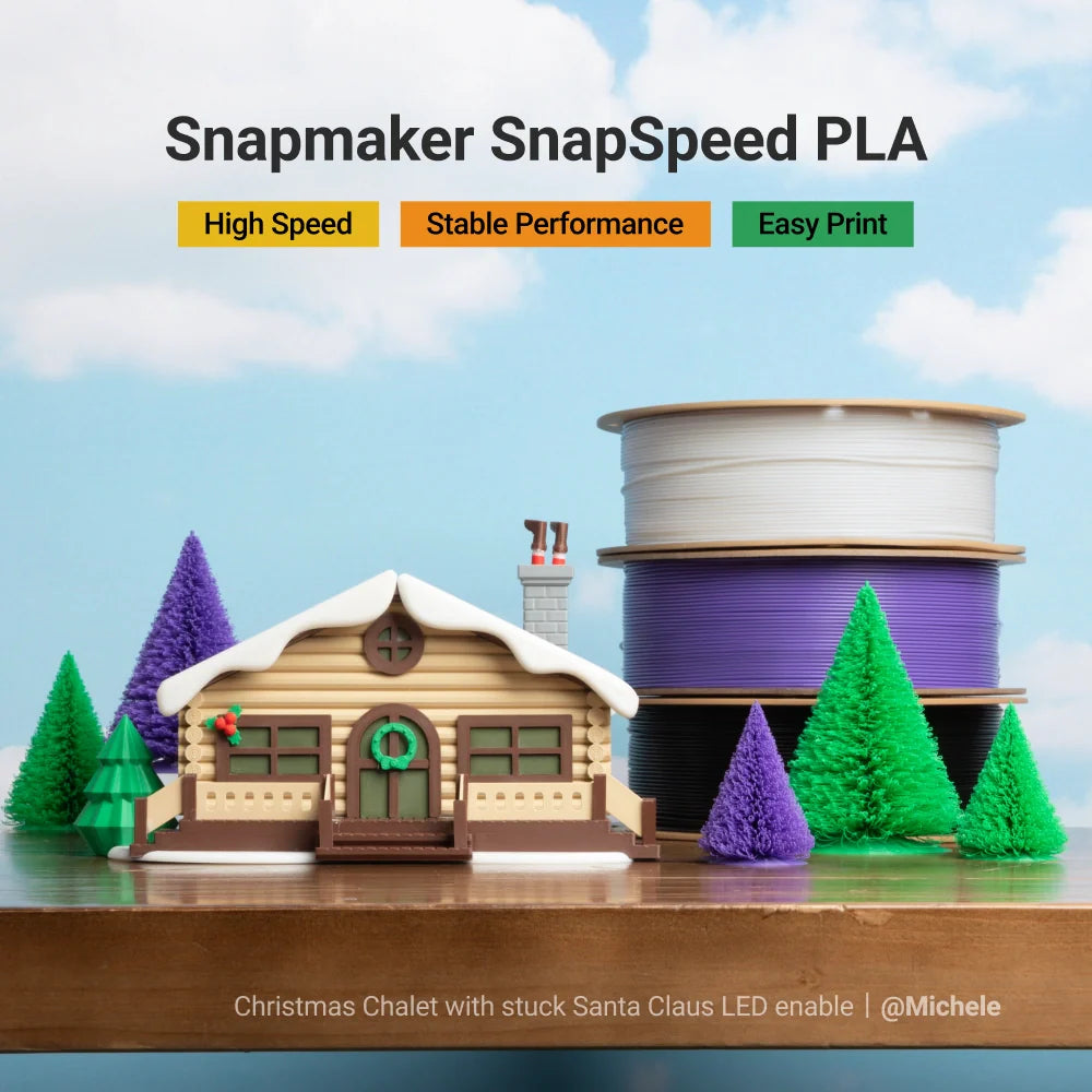 SnapSpeed PLA Filament (1kg)
